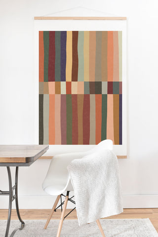 Alisa Galitsyna Mix of Stripes 5 Art Print And Hanger