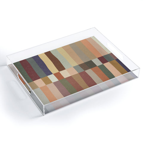 Alisa Galitsyna Mix of Stripes 5 Acrylic Tray