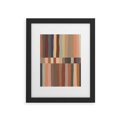 Alisa Galitsyna Mix of Stripes 5 Framed Art Print
