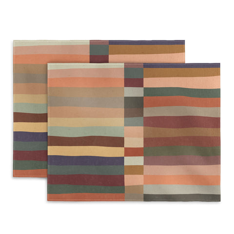 Alisa Galitsyna Mix of Stripes 5 Placemat