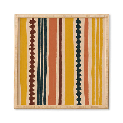 Alisa Galitsyna Mix of Stripes 7 Framed Wall Art