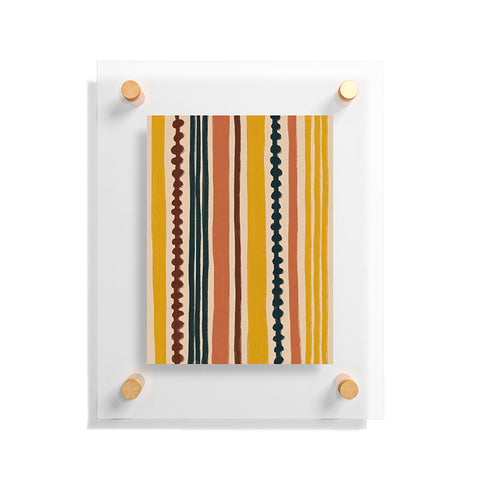 Alisa Galitsyna Mix of Stripes 7 Floating Acrylic Print
