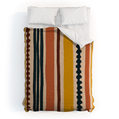 Alisa Galitsyna Mix of Stripes 7 Comforter