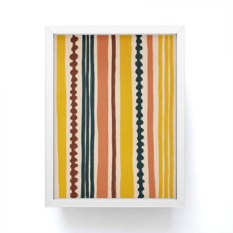 Alisa Galitsyna Mix of Stripes 7 Framed Mini Art Print