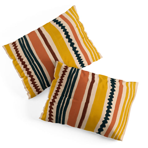 Alisa Galitsyna Mix of Stripes 7 Pillow Shams