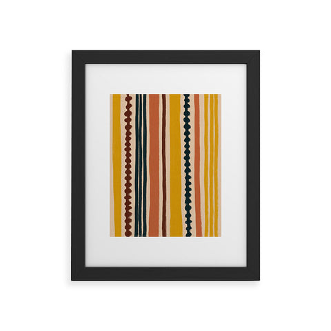 Alisa Galitsyna Mix of Stripes 7 Framed Art Print