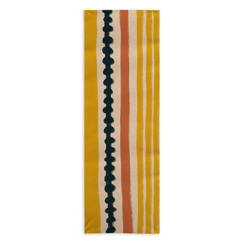 Alisa Galitsyna Mix of Stripes 7 Yoga Towel