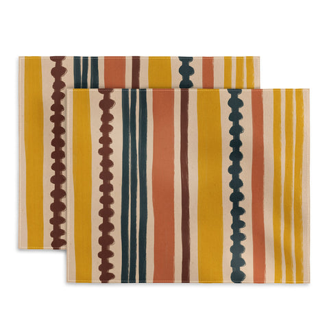 Alisa Galitsyna Mix of Stripes 7 Placemat