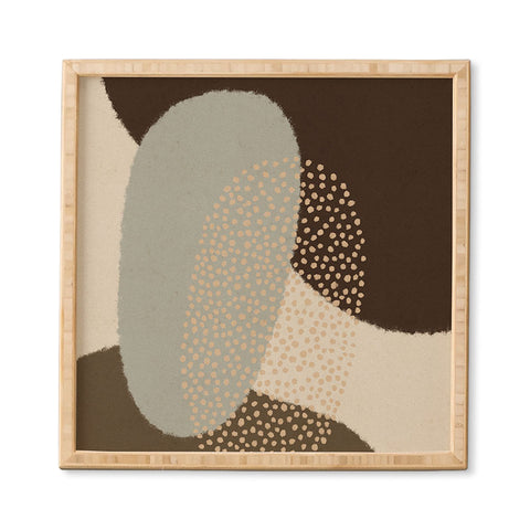 Alisa Galitsyna Modern Abstract Shapes 5 Framed Wall Art