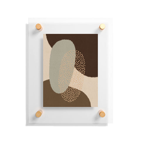 Alisa Galitsyna Modern Abstract Shapes 5 Floating Acrylic Print