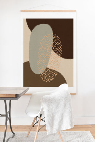 Alisa Galitsyna Modern Abstract Shapes 5 Art Print And Hanger