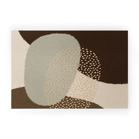 Alisa Galitsyna Modern Abstract Shapes 5 Welcome Mat