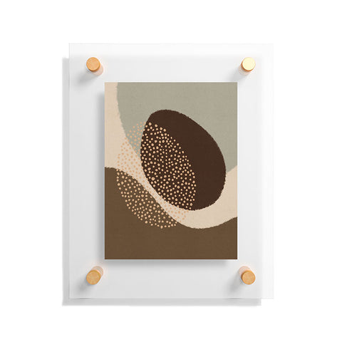 Alisa Galitsyna Modern Abstract Shapes 6 Floating Acrylic Print