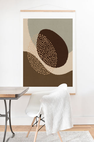 Alisa Galitsyna Modern Abstract Shapes 6 Art Print And Hanger