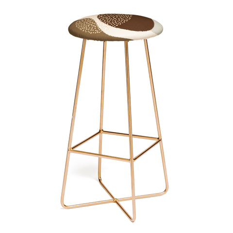 Alisa Galitsyna Modern Abstract Shapes 6 Bar Stool