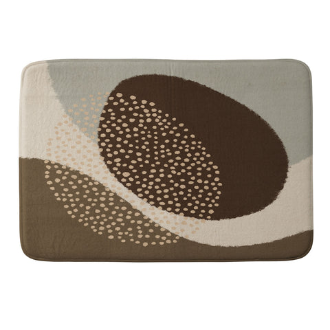 Alisa Galitsyna Modern Abstract Shapes 6 Memory Foam Bath Mat