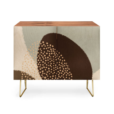 Alisa Galitsyna Modern Abstract Shapes 6 Credenza