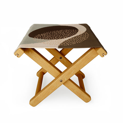 Alisa Galitsyna Modern Abstract Shapes 6 Folding Stool