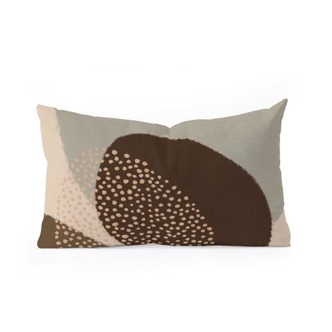 Alisa Galitsyna Modern Abstract Shapes 6 Oblong Throw Pillow