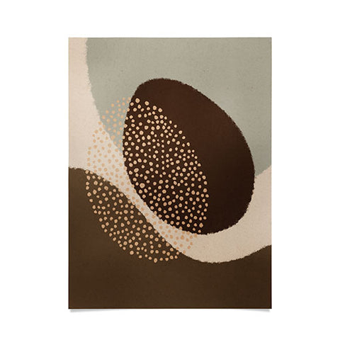 Alisa Galitsyna Modern Abstract Shapes 6 Poster