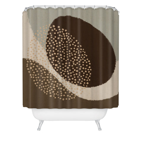 Alisa Galitsyna Modern Abstract Shapes 6 Shower Curtain