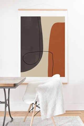 Alisa Galitsyna Modern Abstract Shapes II Art Print And Hanger