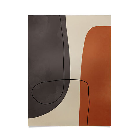 Alisa Galitsyna Modern Abstract Shapes II Poster
