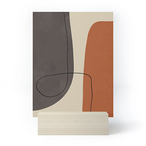 Alisa Galitsyna Modern Abstract Shapes II Mini Art Print