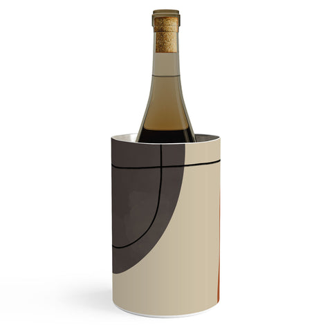 Alisa Galitsyna Modern Abstract Shapes II Wine Chiller