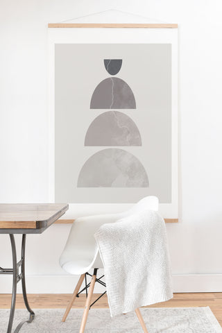 Alisa Galitsyna Monochrome Balance 1 Art Print And Hanger