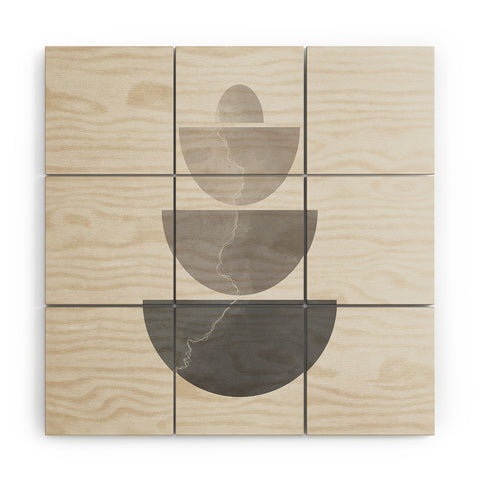 Alisa Galitsyna Monochrome Balance 2 Wood Wall Mural