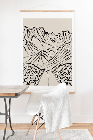 Alisa Galitsyna Mountains know the secret Art Print And Hanger