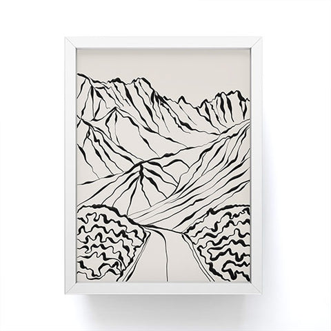Alisa Galitsyna Mountains know the secret Framed Mini Art Print