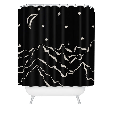 Alisa Galitsyna Mountains know the secret II Shower Curtain