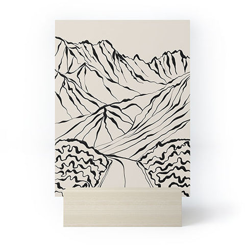 Alisa Galitsyna Mountains know the secret Mini Art Print