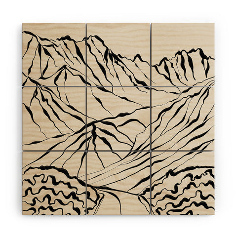 Alisa Galitsyna Mountains know the secret Wood Wall Mural