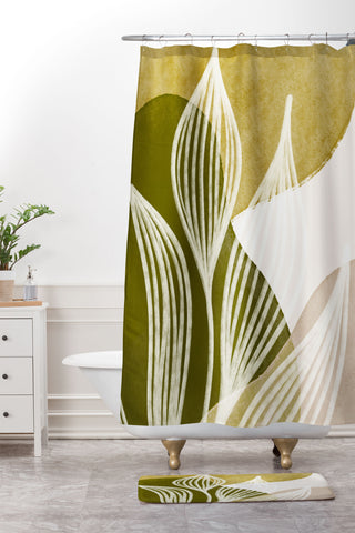 Alisa Galitsyna Natura Shower Curtain And Mat