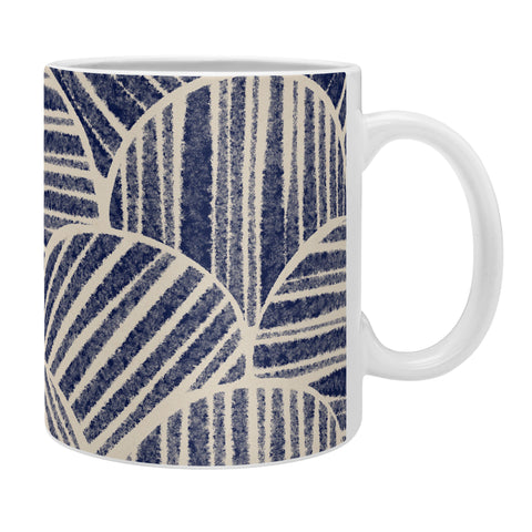 Alisa Galitsyna Navy Blue Striped Pattern 2 Coffee Mug