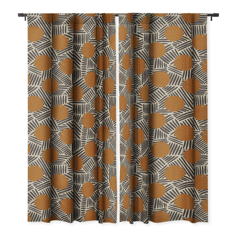 Alisa Galitsyna Neutral Abstract Pattern 2 Blackout Non Repeat