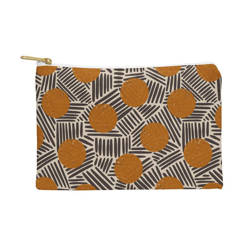 Alisa Galitsyna Neutral Abstract Pattern 2 Pouch