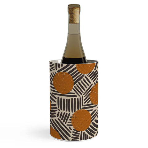 Alisa Galitsyna Neutral Abstract Pattern 2 Wine Chiller