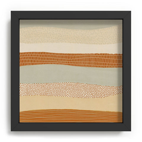 Alisa Galitsyna Neutral Abstract Pattern 5 Recessed Framing Square