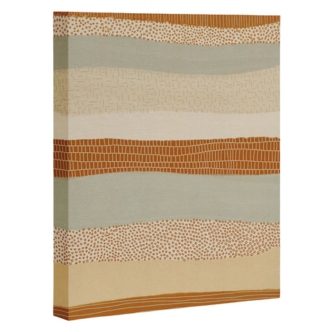 Alisa Galitsyna Neutral Abstract Pattern 5 Art Canvas