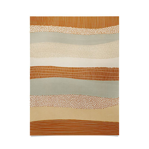 Alisa Galitsyna Neutral Abstract Pattern 5 Poster