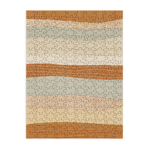 Alisa Galitsyna Neutral Abstract Pattern 5 Puzzle