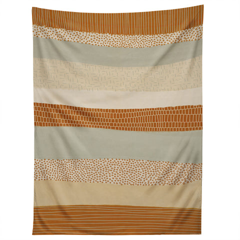 Alisa Galitsyna Neutral Abstract Pattern 5 Tapestry