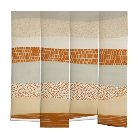 Alisa Galitsyna Neutral Abstract Pattern 5 Wall Mural