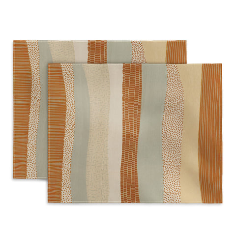 Alisa Galitsyna Neutral Abstract Pattern 5 Placemat