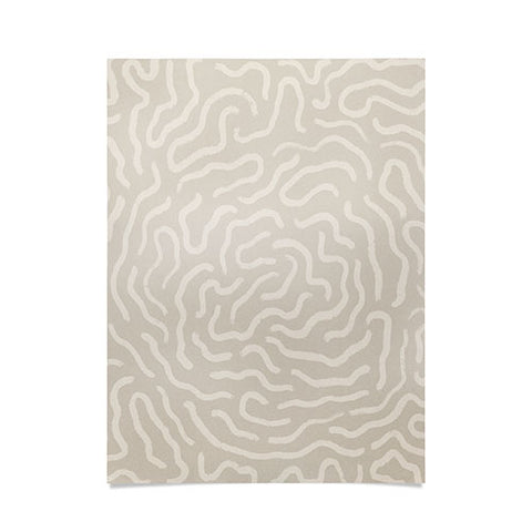 Alisa Galitsyna Neutral Organic Maze Poster