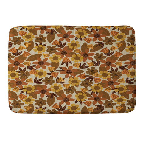 Alisa Galitsyna Nostalgic Bloom Memory Foam Bath Mat